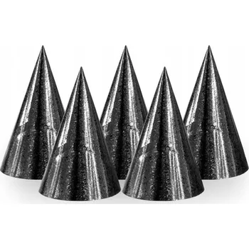 Pokrývka hlavy Papírové čepice Godan černé, 100 kusů