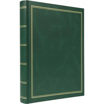 Fotoalbum Kapesní album na 200 fotografií 13x18 classic zelené rodinné, možnost gravírování