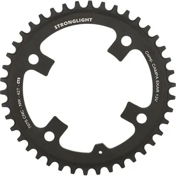 Klika na kolo Prevodník Stronglight Gravel proCampa 123mm, 42 Z., ct² Alu, cr, EKAR 13-st