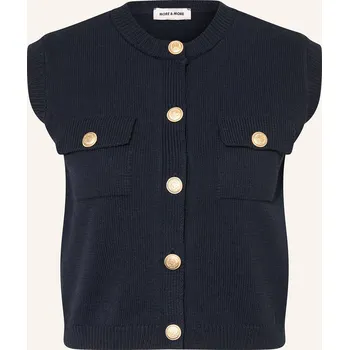 More & More Dámská Pletená Vesta, tmavě modrá, 38