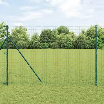 Plot vidaXL Zelený Euro Plot 1.6x10 m Ocel