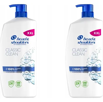 Šampon Head & Shoulders Classic Clean Šampon proti lupům s pumpičkou 2x800ml
