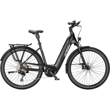 Elektrokolo KTM Macina Style 820 XL, easy entry - Diamond Black Matt (Grey) velikost rámu L