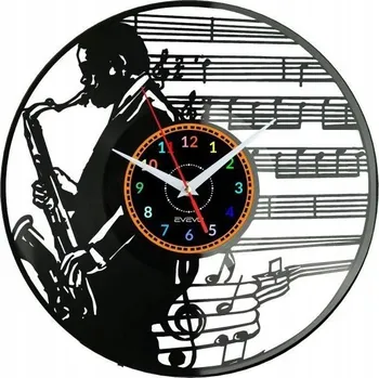 Hodiny Jazzové Nástěnné Hodiny z Vinylové Desky Moderní Dekorativní U