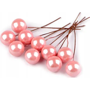 Kuličky / ovoce na drátku průměr 1,5 cm, 10 ks