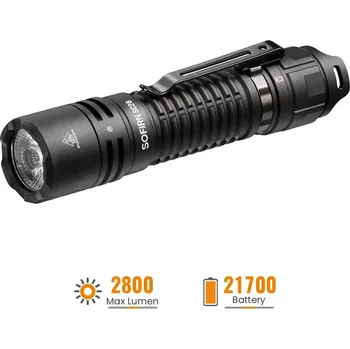 Výkonná malá svítilna Sofirn SC28 6000K, 2800 lumenů, s akumulátorem (výkonná a kvalitní baterka od firmy Sofirn)