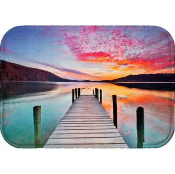 Koupelnová předložka KOUPELNOVÁ PŘEDLOŽKA MĚKKÁ 60X40 ANTYPOŚLIZGOWA STYLOWA PRYSZNIC MATA VZOR