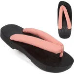 pantofle ve stylu japonky – lehké slip-on Barva: Růžová, Velikost: 36-37