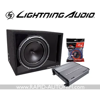 Auto Hi-Fi SET Subwoofer LIGHTNING AUDIO LA-1X12V + Zesilovač LA-2100 + Sada RX10KIT