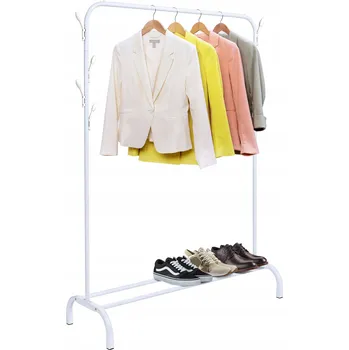 Věšák Stojanový věšák kovový Gockowiak bílý