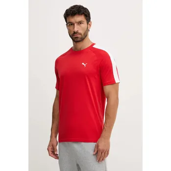 Pánské tričko Bavlněné tričko Puma Tee 629592 červená 33X, vel. L