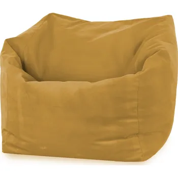 Křeslo Plyšové křeslo k sezení AMALFI XXL HNĚDÉ