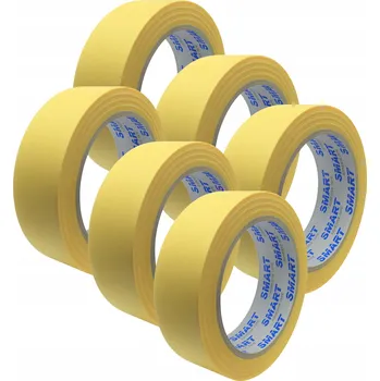 Lepicí páska Maskovací papírová páska 19 mm x 50 m (6 kusů) Přesná pro malování