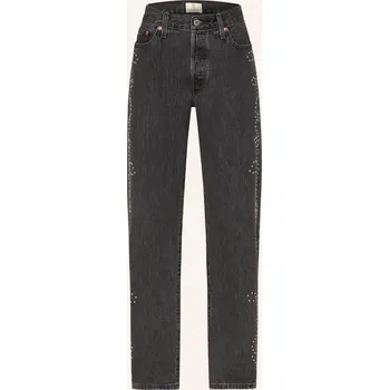 Dámské džíny Levi's® Dámské Straight Džíny 501 90s S Nýty, 92 blacks, 40