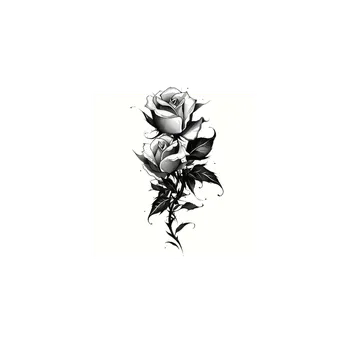 dovoz Tetování růže Barva: 2