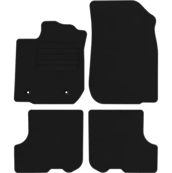 autokoberec Velurové autokoberce s upevněním v sadě Edecor