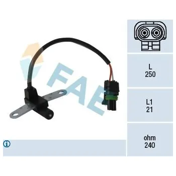 Kliková hřídel Generátor impulsů, klikový hřídel FAE 79020