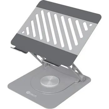 C-TECH Stojan na notebook Quallis NTS-200, do 16", stavitelný,otočný 360°, kovový