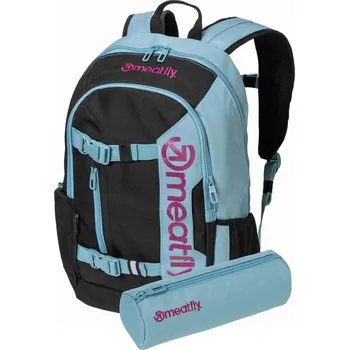 Sportovní batoh Batoh Meatfly Basejumper Aqua Pink 22 L + penál zdarma 25/26