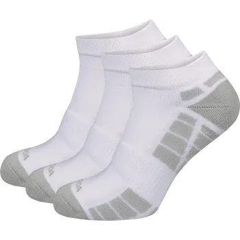Pánské ponožky Ponožky MOOA Silver Bamboo Low 3-pack Velikost ponožek: 35-38 / Barva: bílá/šedá