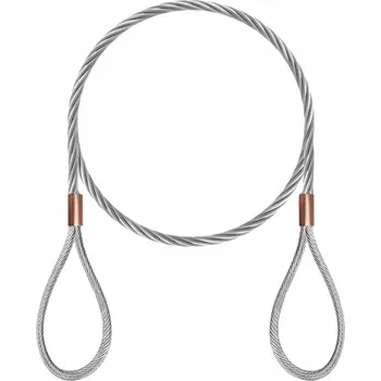 Vrták Nerezové lanko s oky 3mm 125cm (1,25m)