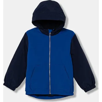 Dětská bunda United Colors of Benetton 2IGGGN03X.P.seasonal modrá 55X, vel. 90