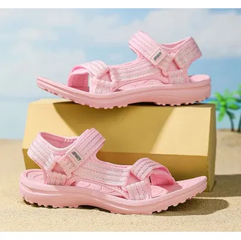 Dětská sálová obuv Dívčí sportovní sandále s protiskluzovou podrážkou Barva: Růžová, Velikost EUR: 36