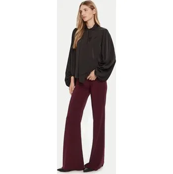 Dámské kalhoty Rinascimento Palazzo kalhoty CFC0125425003 Bordó Wide Leg S