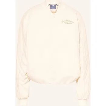 Dámská mikina New Balance Dámský Oversized Blouson Linear Heritage, režná, 36