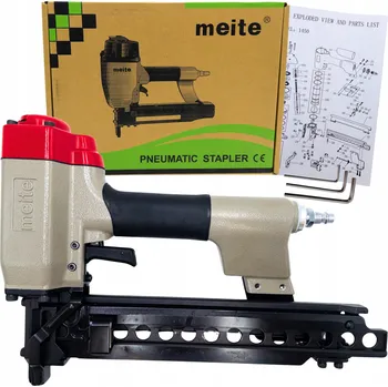 Sponkovačka Pneumatická sponkovačka / sešívačka na dřevo Meite 1450, sponky 14 / LM