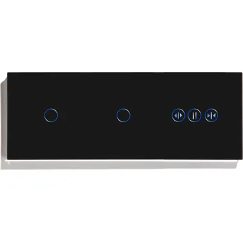 vypínač 2x JEDNODUCHÝ DOTYKOVÝ SPÍNAČ SVĚTLA + OVLADAČ ROLETY WIFI TUYA