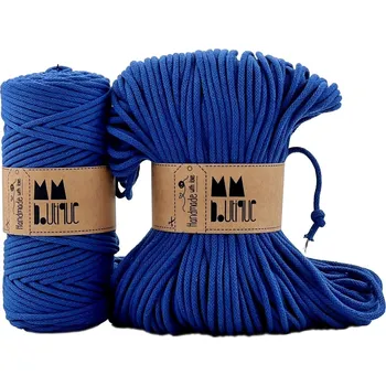 Příze MMboutique bavlněná šňůra 4mm Royal blue Varianta návinu: Přadeno