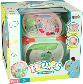 Hračka pro nejmenší Mamido Interaktivní kostka s telefonem pro nejmenší