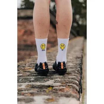 Pánské ponožky Kolo je láska Dlouhé ponožky na kolo Kolo je Láska Up and Down, bílá - S (37 - 41)