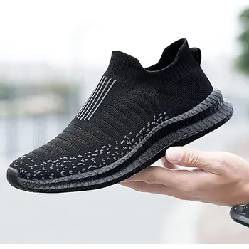 Pánské tenisky Ponožkové tenisky s tlumením Barva: Černá, Velikost: 43