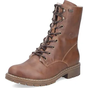 Dámské kozačky Dámská kotníková obuv RIEKER Y9184-22 hnědá W5 40
