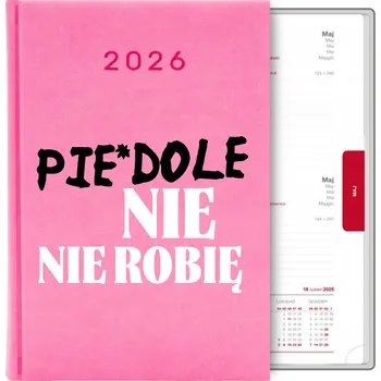 Kalendář Knižkový kalendář 2026 A5 růžový