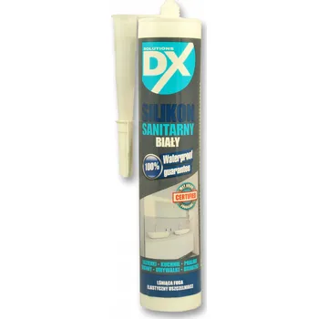 stavební silikon Sanitární silikon Dx Solutions bílý 300 ml