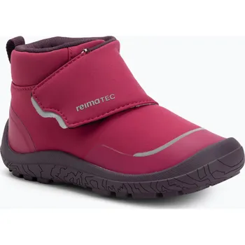 Dívčí tenisky Dětské barefoot boty Reima Hyppii cool burgundy