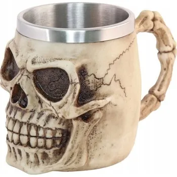 SKLENICE LEBKA HALLOWEENSKÝ HRNEK 10 X 16 X 11 CM HALLOWEENSKÁ PRYSKYŘICE