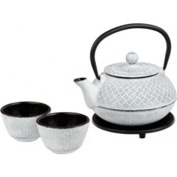 Konvice na čaj Oxalis Litinová čajová souprava Jin Jang 800ml