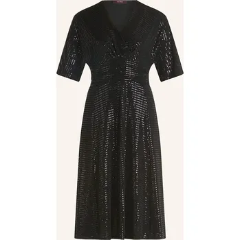 Dámské šaty Vera Mont Dámské Koktejlové Šaty S Flitry, černá, 40