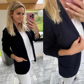 Dámské sako Elegantní sako KIKI Barva: Tmavě modrá