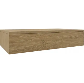 Knihovna Police laminovaná deska MEBLE DUBOWIK 80 x 20 cm dub kamenný