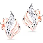 Cutie Jewelllery - Diamonds Náušnice z růžového zlata s diamanty DZ8024-30-00-X-R4