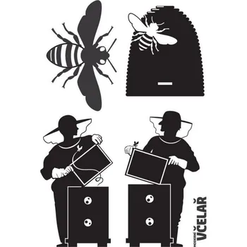 samolepka Včelařská samolepka