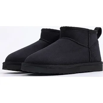 Dámská zimní obuv Zimní dámské kotníkové boty s teplou vnitřní podšívkou Barva: Černá, Velikost: 36