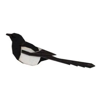 Brož Brož Magpie Brooch ze dřeva s praktickým zapínáním a možností výměny či vrácení do 30 dnů zdarma. - BR127