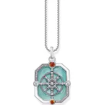 Thomas Sabo PE961-340-7 Silver pendant Wheel of Karma + cubic zirconia