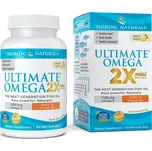 Nordic Naturals Ultimate Omega 2X Mini s vitamínem D3 1120 mg citron 60 cps.